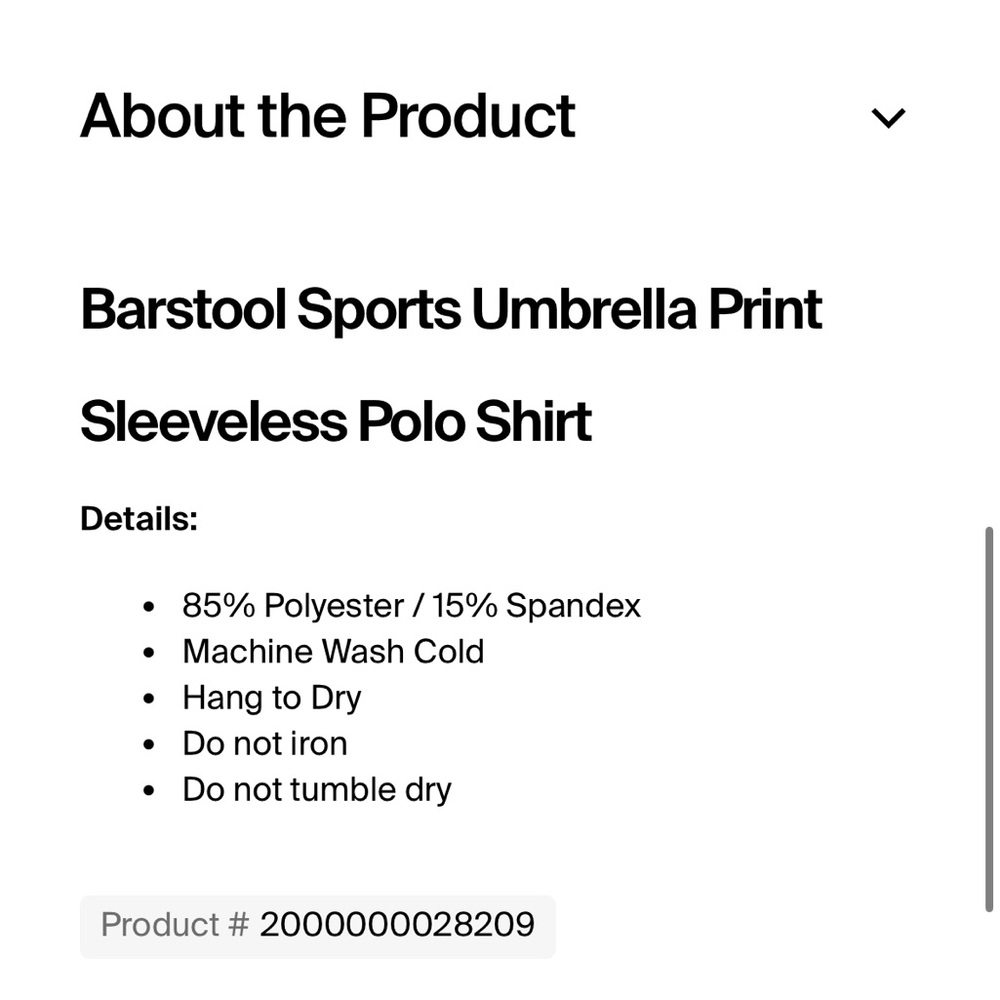 Barstool Sports Women's Blue Sleeveless Polo Shirt - Picture 3 of 8